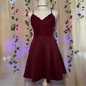 Purple mini dress Charlotte Russe